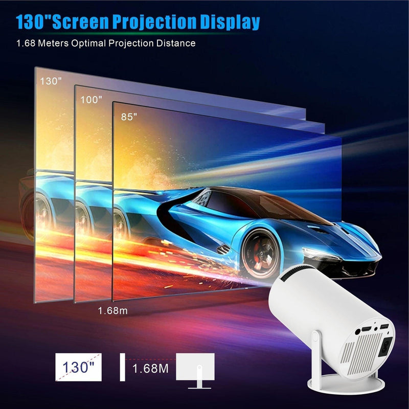 Smart Projetor Portátil 4K