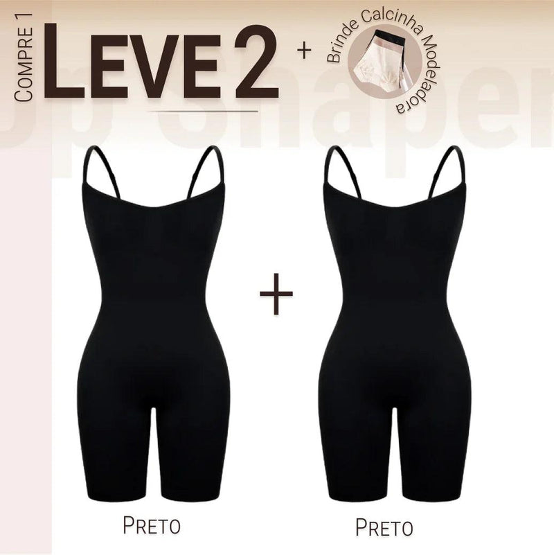 Body Modelador Up Shaper  Compre 1 Leve 2